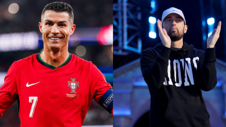 CRISTIANO RONALDO ULTRAPASSA EMINEMM COMO RIVAL