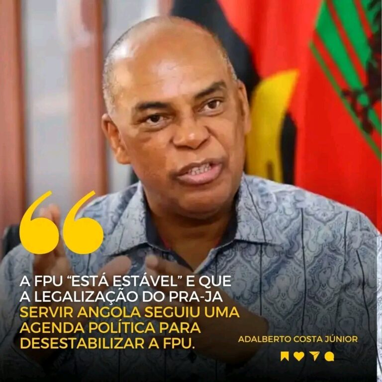 A FPU “ESTÁ ESTÁVEL” E QUE A LEGALIZAÇÃO DO PRA-JA SEGUIU UMA AGENDA POLÍTICA-ADALBERTO COSTA JÚNIOR