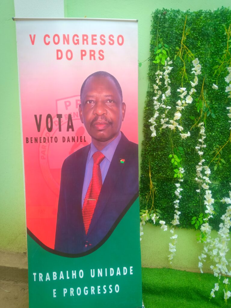 SAPALO ANTÓNIO DEMARCA-SE DO V-CONCLAVE DO PRS: DELEGADOS PODEM CONFIRMAR SEGUNDO MANDATO DE BENEDITO DANIEL