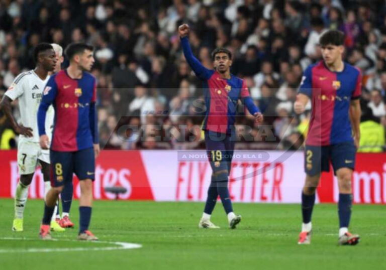 CATALÃES GOLEIAM  MERENGUES POR 4-0 E AUMENTAM  DISTÂNCIA PARA  ETERNO RIVAL