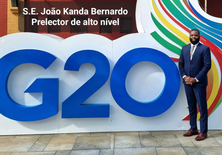 G20: EMBAIXADOR SUPREMO DA PAZ CONVIDA GRANDES INVESTIDORES À ANGOLA