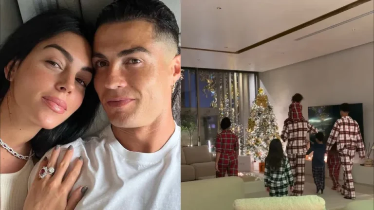 Assim foi o Natal na casa de CR7