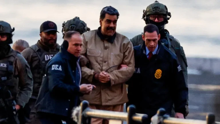 Nicolás Maduro, a partir da prisão, diz estar bem e pede que não fiquem tristes