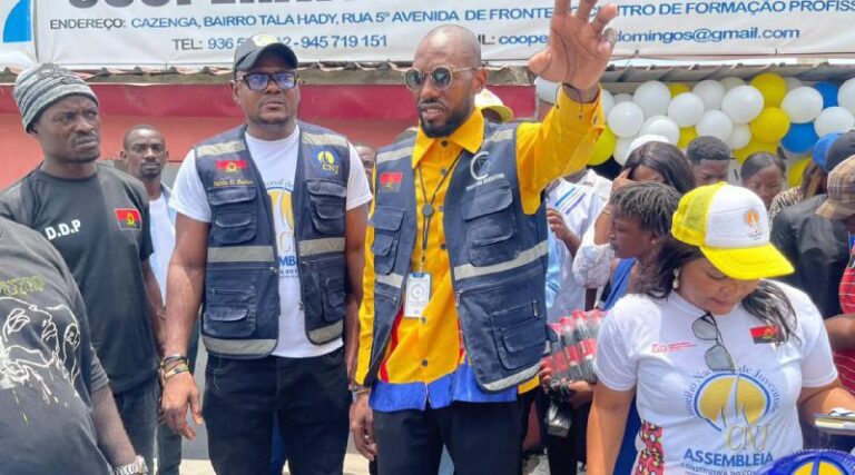 Secretário Executivo do Conselho Provincial da Juventude de Luanda visita Cooperativa JM-Domingos